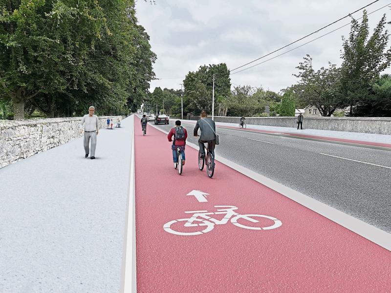 New Longford Town cycle network to safely link workplaces, schools and amenities