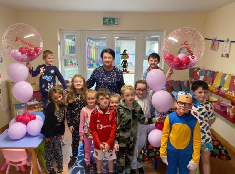 Longford Pyjama Day fundraiser for Yanna’s Four-Leaf Clover campaign