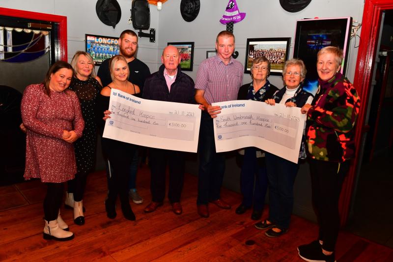 Fundraiser generates €10,200 for Longford Hospice and South Westmeath Hospice
