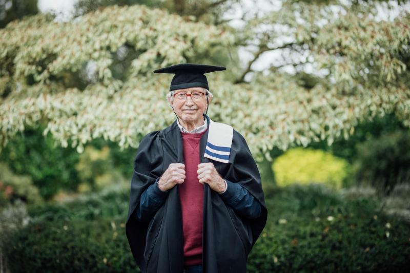 No dream too big for Clare man who graduates at 90