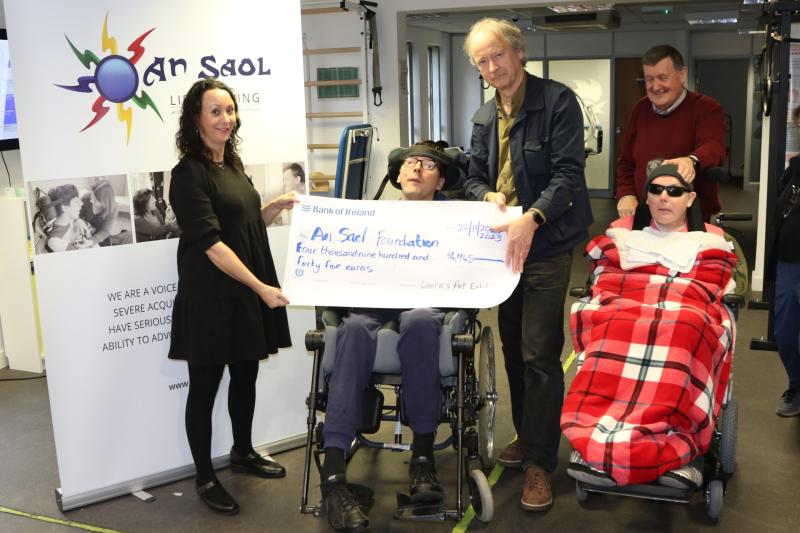 Longford artist raises almost €5,000 for An Saol Foundation with lovely Edgeworthstown exhibition