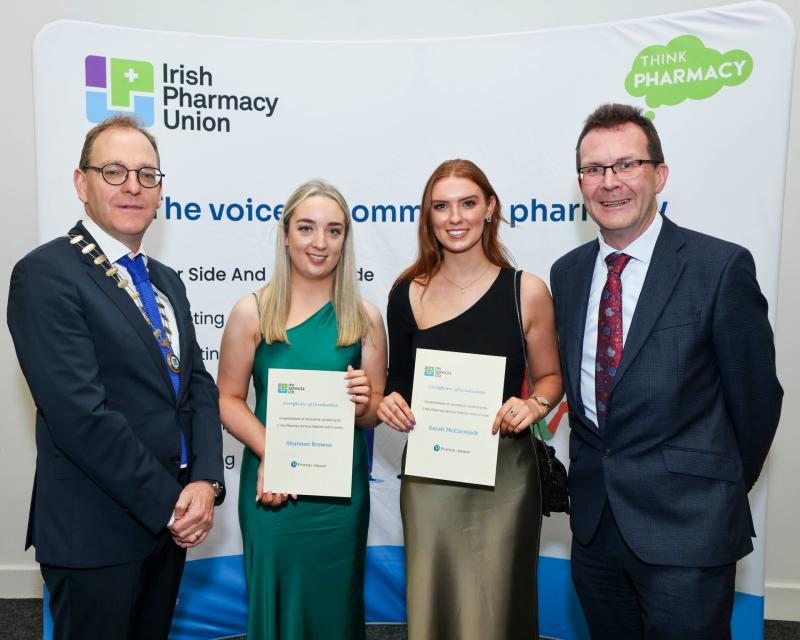 Two Longford Pharmacy Technicians celebrate following Dublin graduation ceremony 