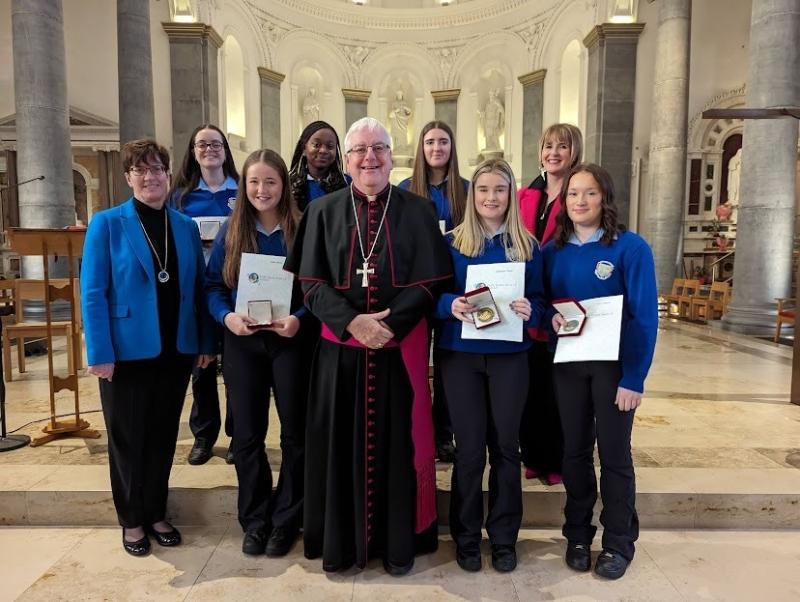 Proud occasion as Longford students presented with their Pope John Paul II Awards 