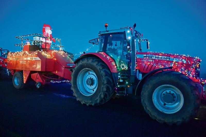 Christmas lights tractor run in aid of Longford charity Cian’s Kennels will finish up in Ballymahon