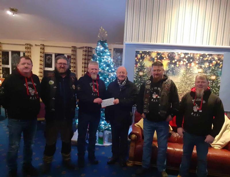 Heatseizers Motorcycle Club raise €1,700 for Longford Hospice Homecare 