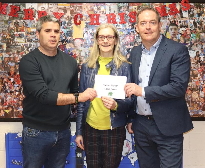 Longford students raise €2,050 for Yanna’s Four Leaf Clover campaign
