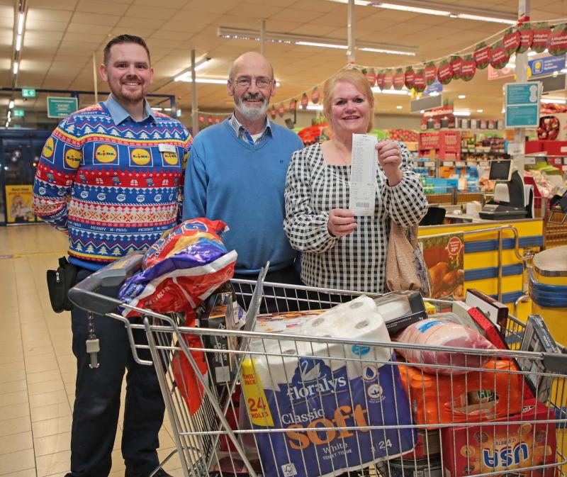 Magical Lidl Christmas for Longford trolley dash winners