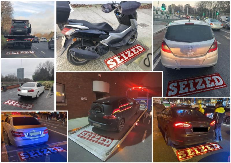 Gardaí seize 21 uninsured vehicles in major Christmas haul 