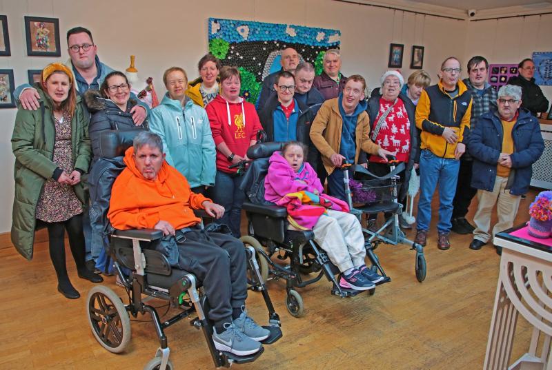 St Christopher’s art exhibition Grá goes down a treat at Longford's Backstage Theatre 