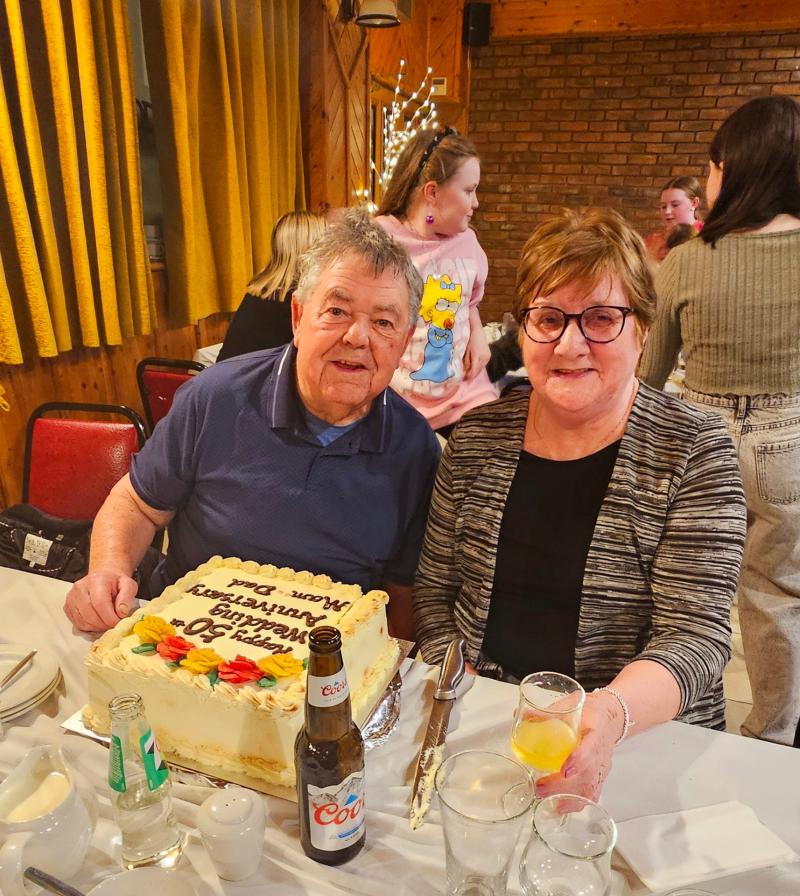 Longford couple celebrate 50th wedding anniversary