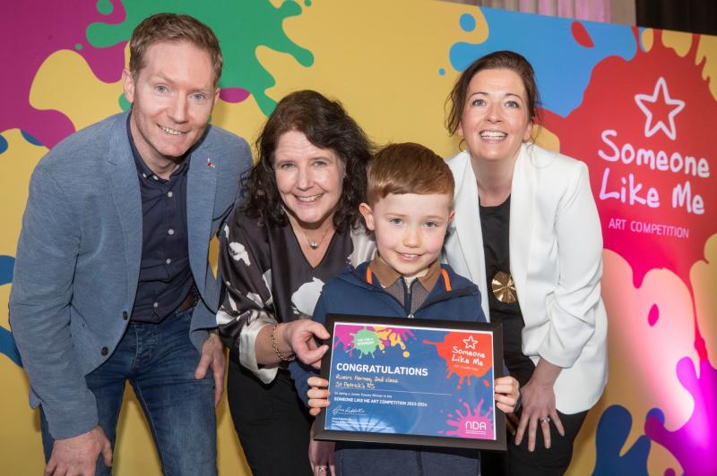 Longford winners in ‘Someone Like Me’ national art competition receive prizes