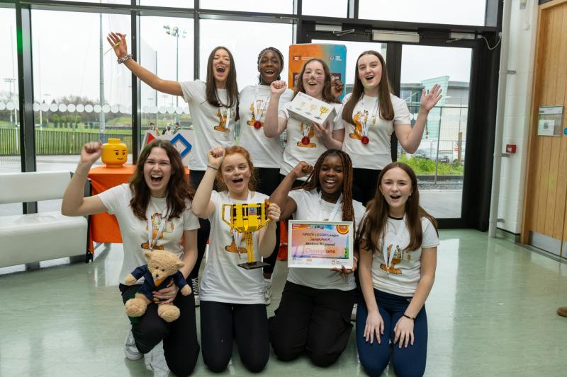 Longford's Team Garfield triumphs in LEGO Regional Final at TUS Athlone