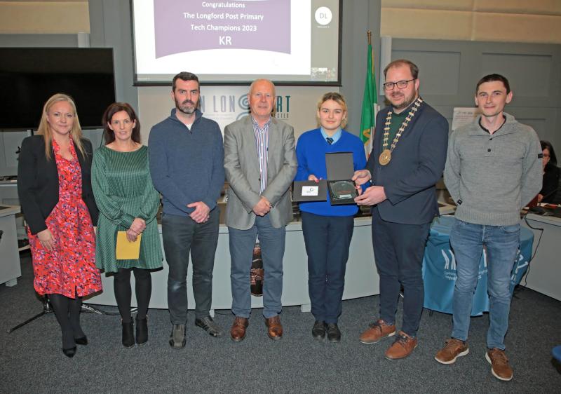 Meán Scoil Mhuire students crowned Longford Tech Champions with innovative weather project