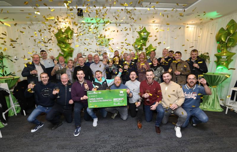 Champagne celebrations as Irish work syndicate win Lotto