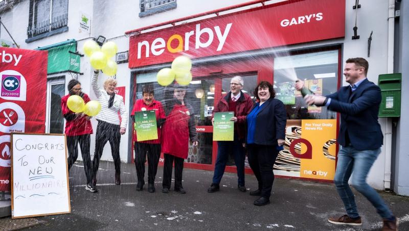 Shop owners pop champagne after small village store sells millionaire Lotto ticket