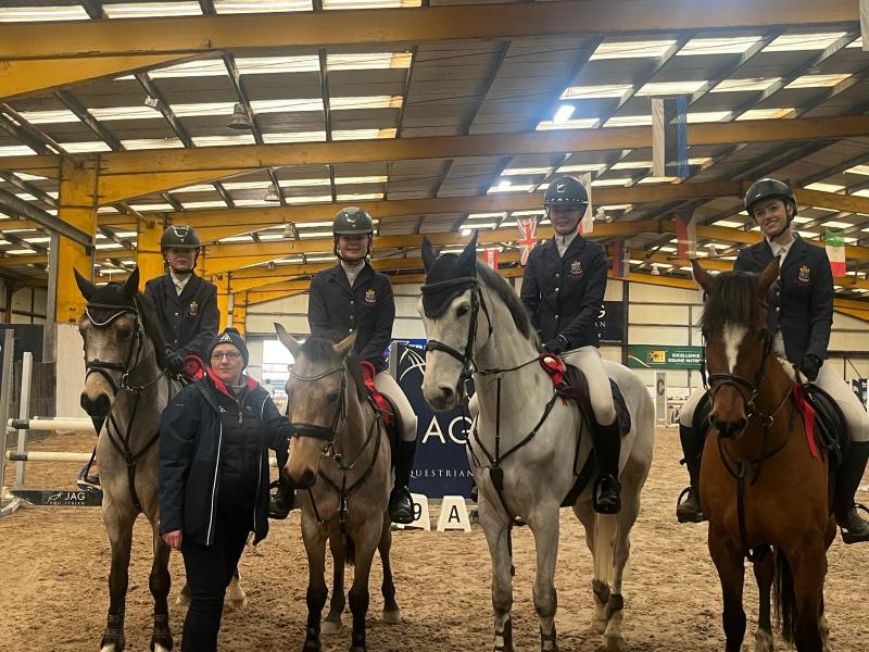 Fantastic achievement by Longford school at  Tri Equestrian Showjumping event 