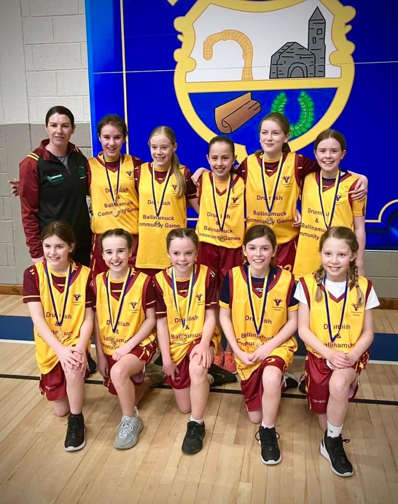 Double joy for Drumlish Ballinamuck in Longford Community Games basketball finals