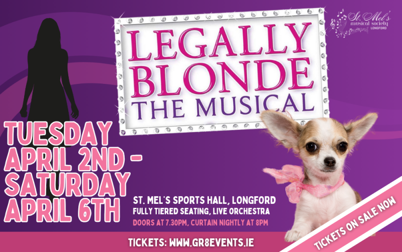 Longford's award winning St Mel's Musical Society to stage 'Legally Blonde'