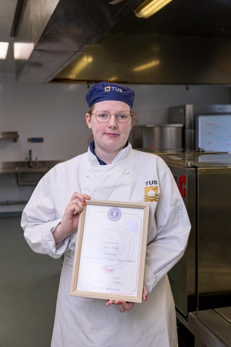 Longford student showcases her culinary prowess at IFEX competition in Belfast