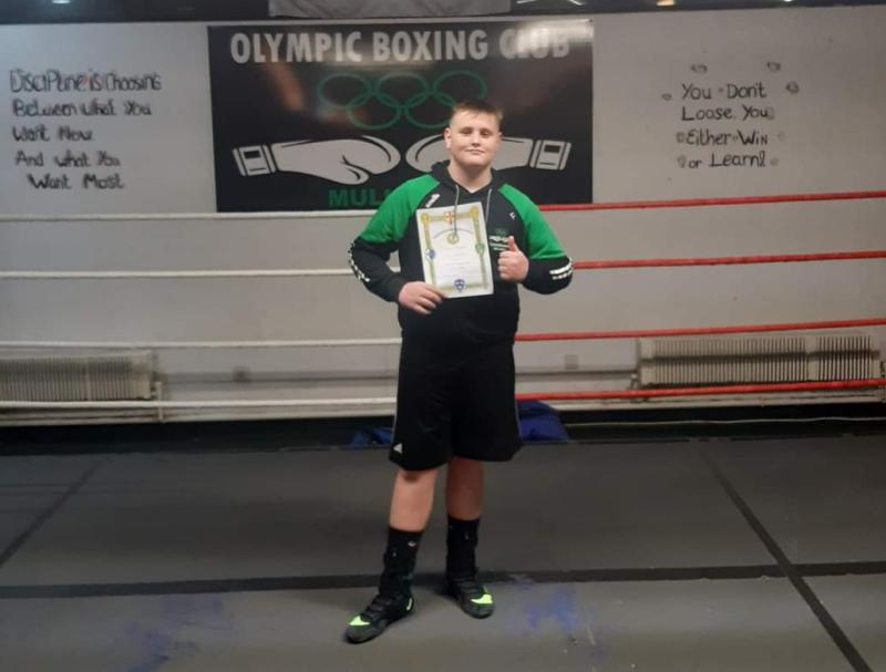 Longford’s Cian Leddy wins Leinster Youths Boxing title