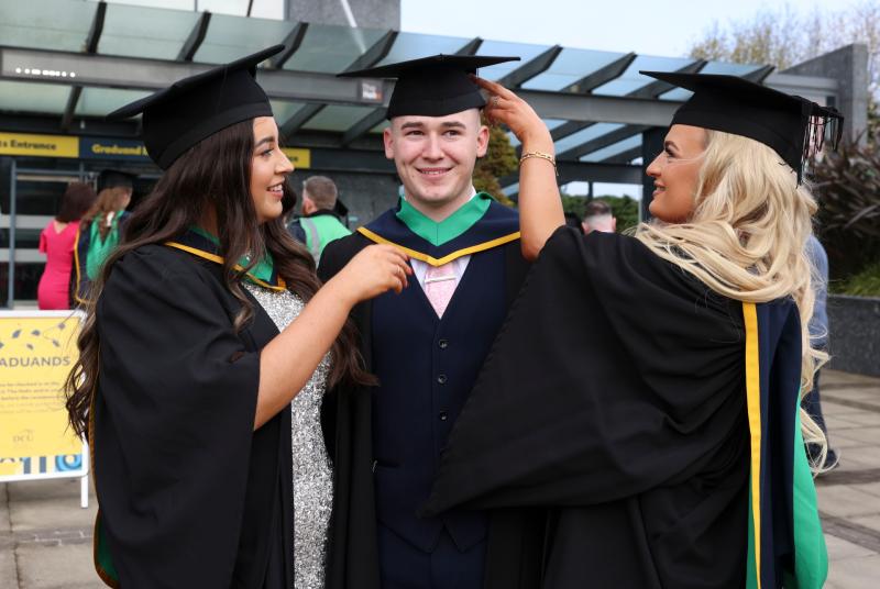 Longford student Abi Duffy celebrates graduation at DCU