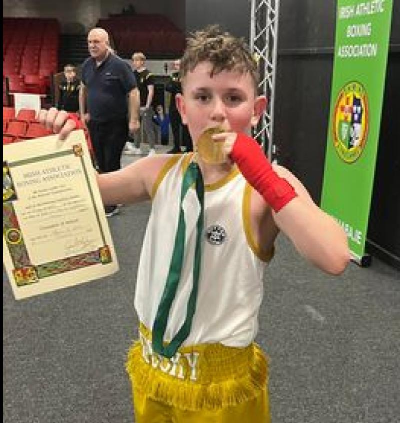 Martin Gerard Nevin (Rocky) wins All-Ireland Youths Boxing title 
