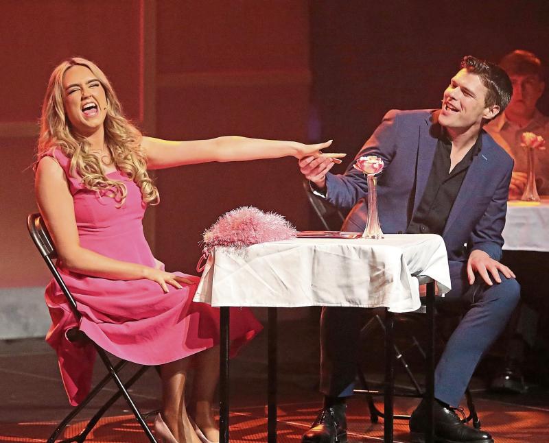 Blonde bombshell blows Longford audience away