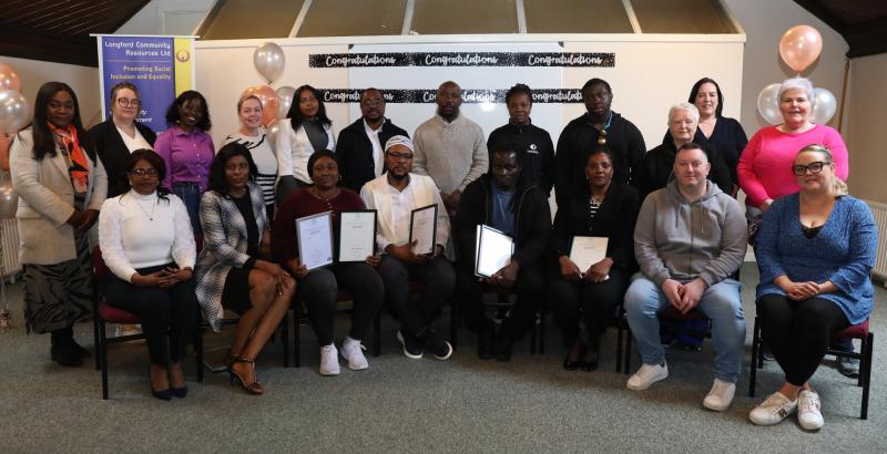 Members of asylum seeker community in Longford complete healthcare training