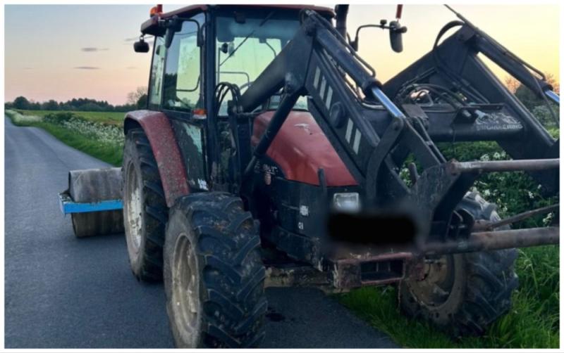 Garda&iacute; issue nationwide safety alert as 14-year-old drives uninsured tractor with teen passenger