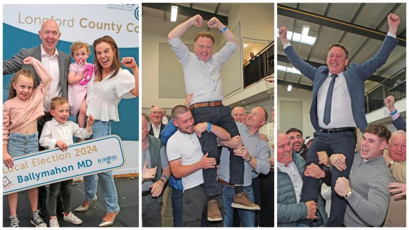 Six new faces and three recounts as Longford local elections produce plenty of drama