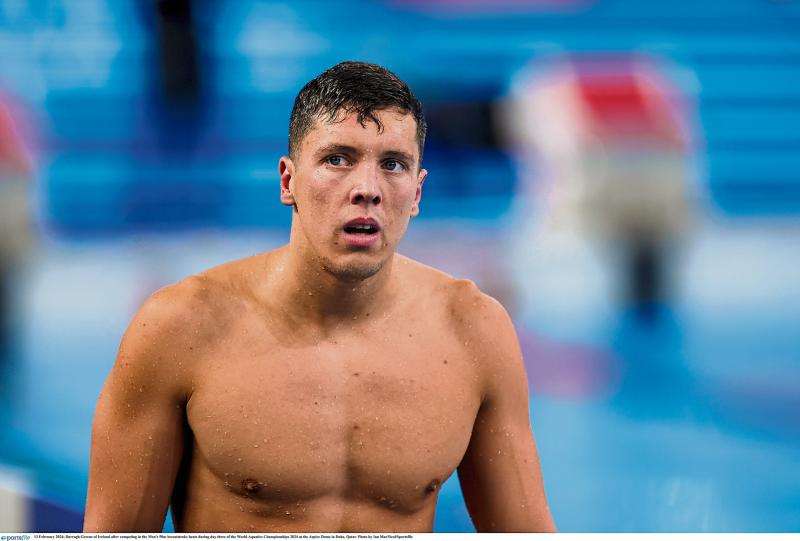 Longford’s Darragh Greene through to 100m Breaststroke semi-finals at the European Aquatics Championships