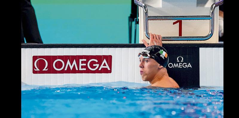 European 200m Breaststroke semi-final berth for Longford’s Darragh Greene 