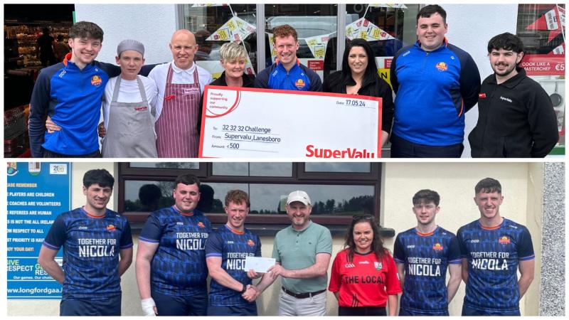 Roscommon and Longford friends raise funds for MND as 32, 32, 32 Challenge rolls into Newtowncashel