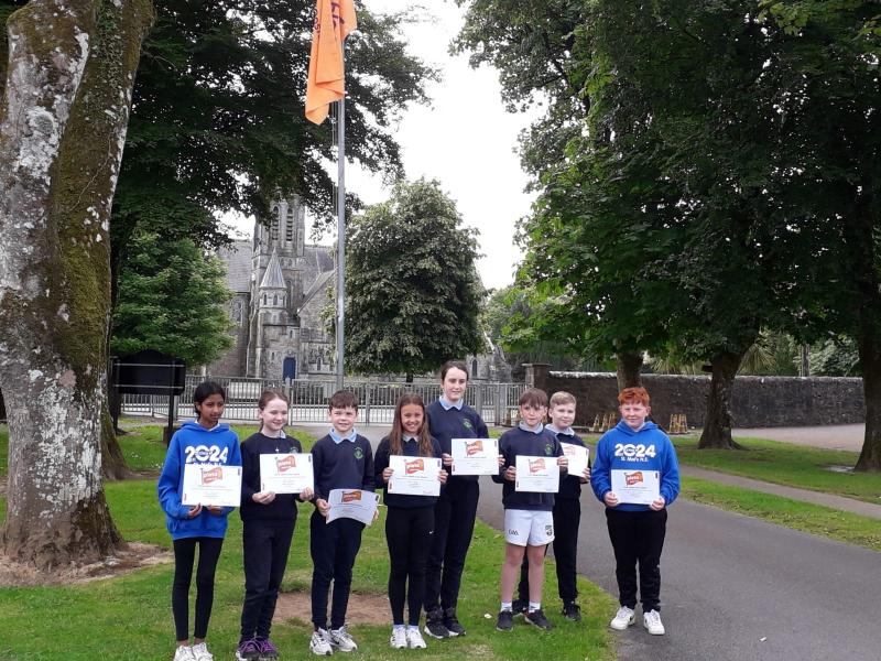 Longford primary school recognised for its promotion of wellbeing activities
