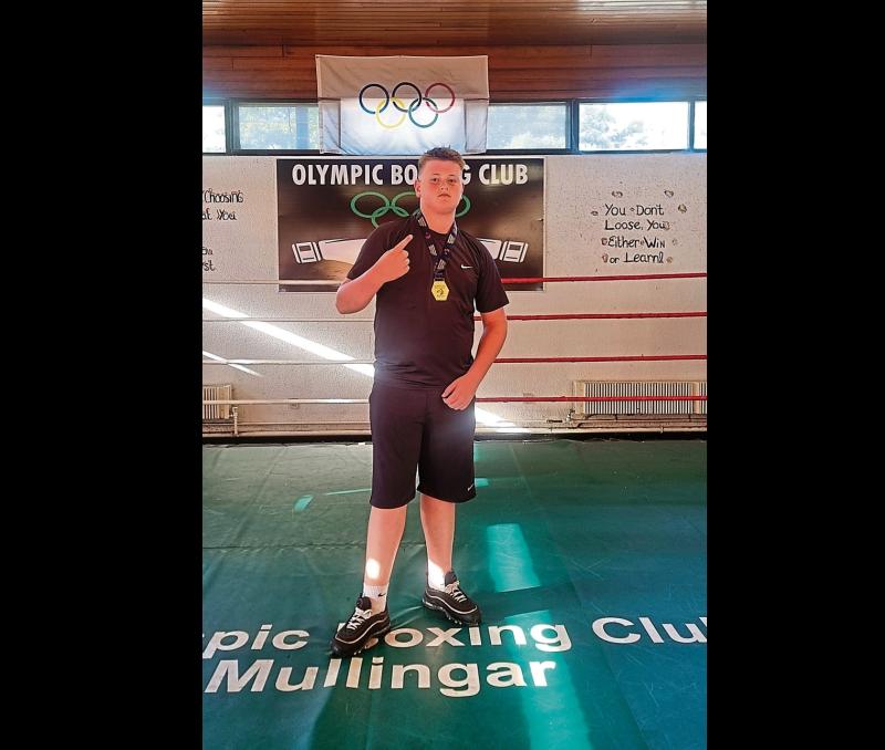 Longford Boxer Cian Leddy a winner in the Monkstown Cup 