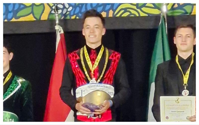 Dancing champion! Longford dancer James Fox savours success in Texas