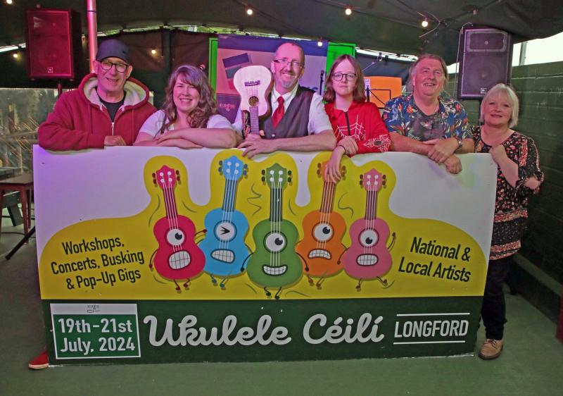 Super entertainment guaranteed! ‘Don't say maybe, come to the Longford Ukulele céilí’ this weekend