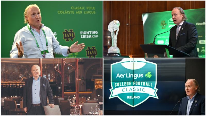 Meet the Longford man who is the driving force behind Aer Lingus College Football Classic