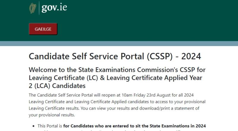  613  Longford Students receive Leaving Certificate examination results this morning