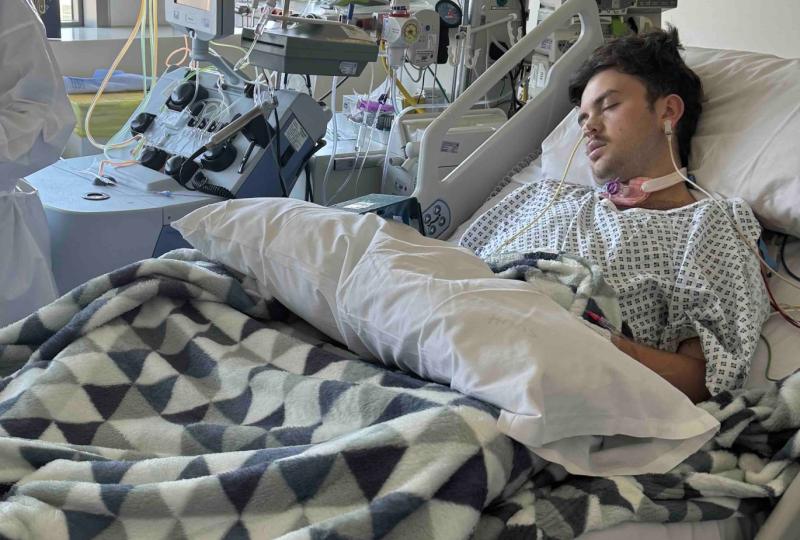 ‘Unable to communicate, move, or even smile’: Young Irish man, 24, paralysed ‘from neck down’ after sudden illness