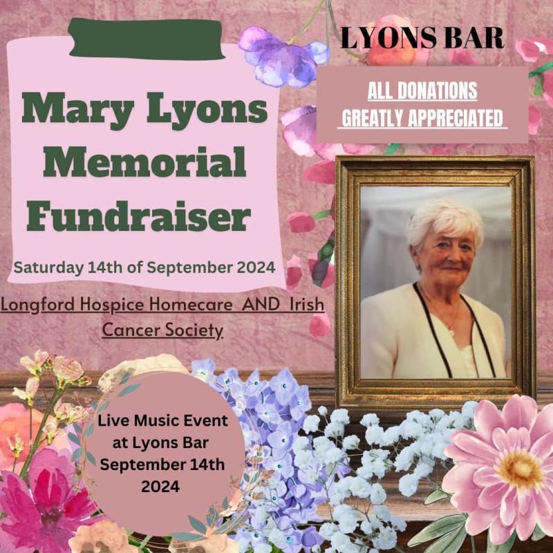 Big Longford gig: Exciting line up for Mary Lyons Memorial Fundraiser on Saturday