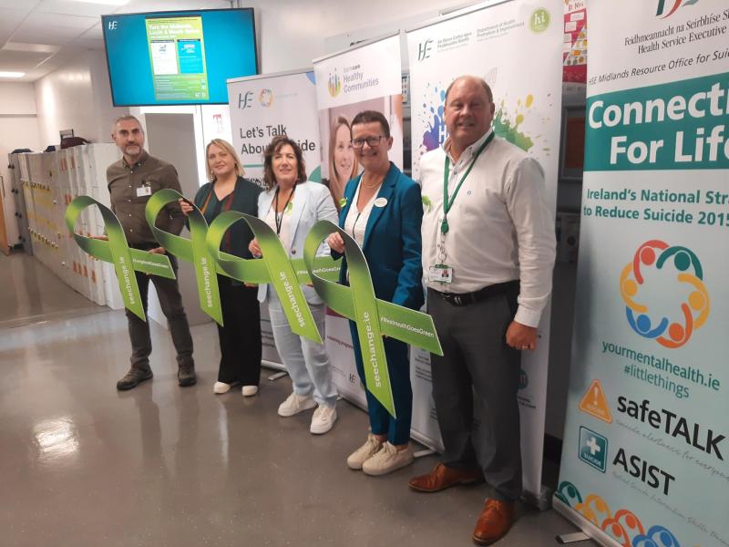  HSE Dublin and Midlands region supports ‘Wear the Green “See Change” Ribbon & Raise Awareness on World Suicide Prevention Day 2024