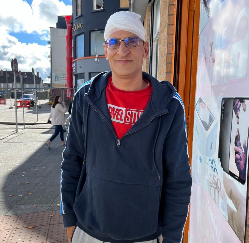 Restaurant worker thankful he was not seriously injured in Longford blaze