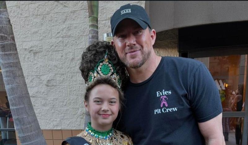 Hollywood star Channing Tatum is a Fheis dad as daughter wins Irish dancing competition