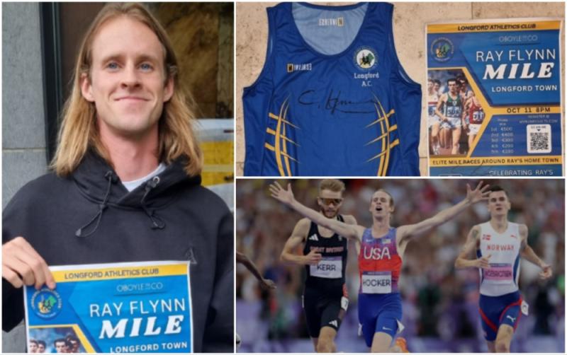 Calling all pupils! Longford AC to gift US gold medalist singlet to school with most entries for 1K road race