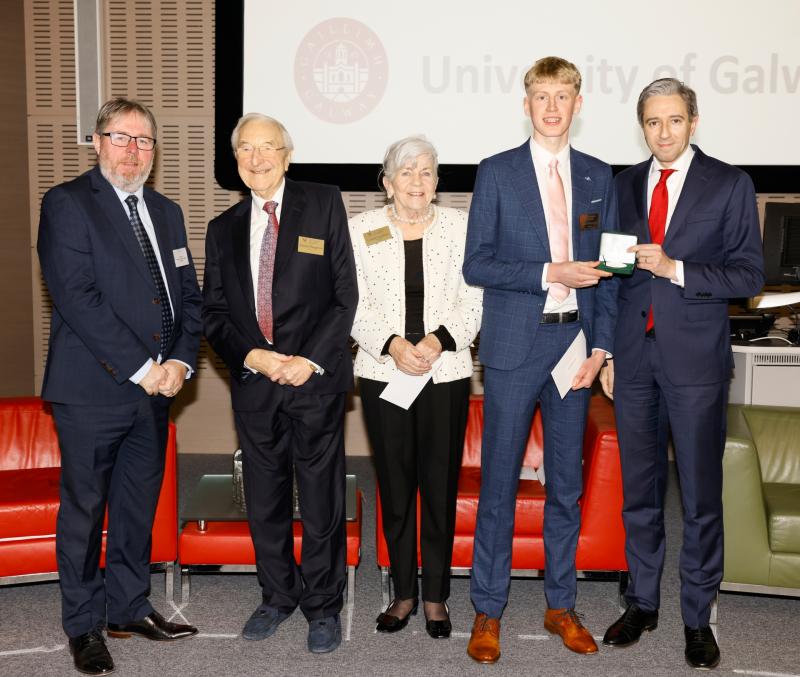 Longford student David Masterson awarded prestigious scholarship worth €24,000 