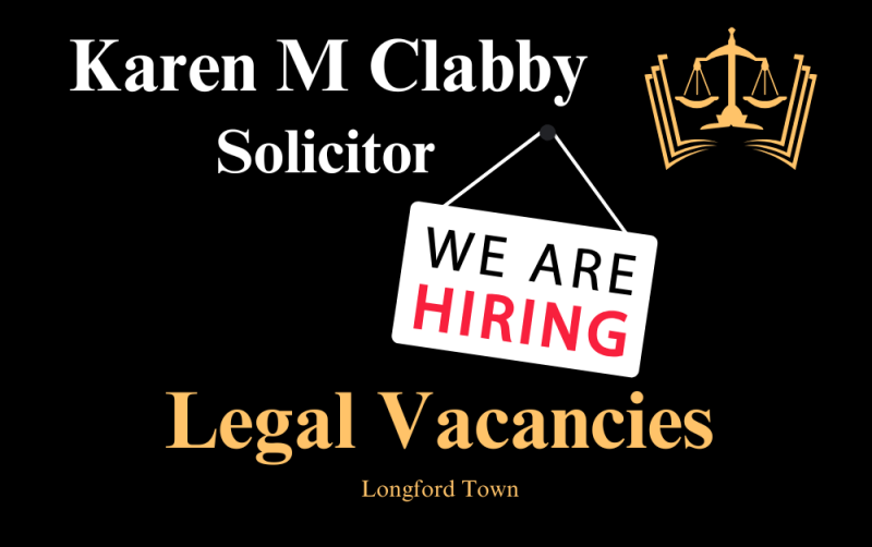 Job Alert: Well established legal practice on Longford is now hiring 