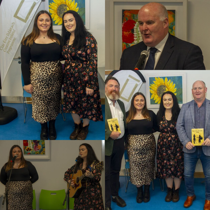 PICTURES | Talented Longford singing sisters launch their beautiful songbook in Edgeworthstown library