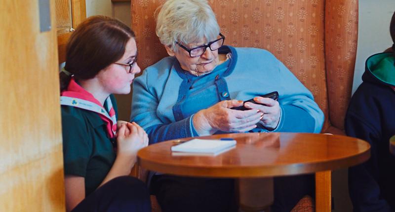 Laurel Lodge goes digital with help of Longford Girl Guides