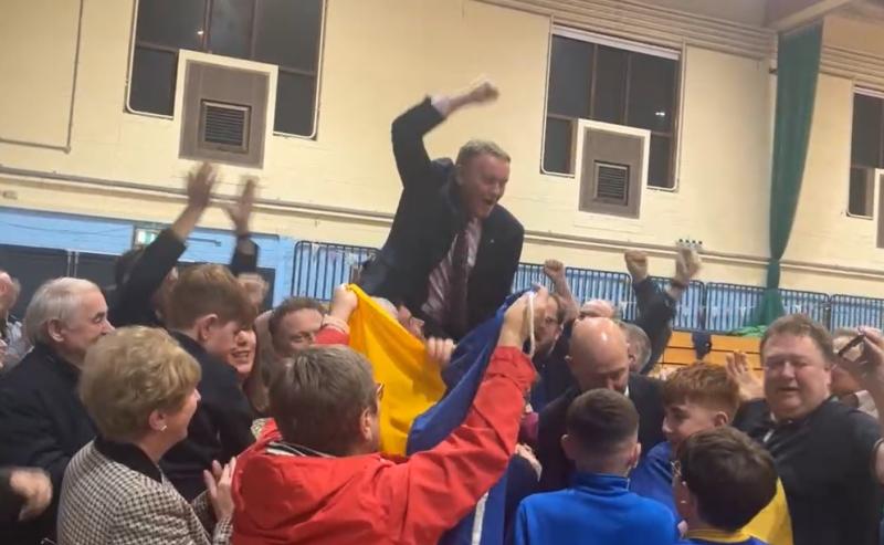WATCH | Longford Westmeath General Election 2024 - Jubilant scenes as Micheál Carrigy takes Dáil seat